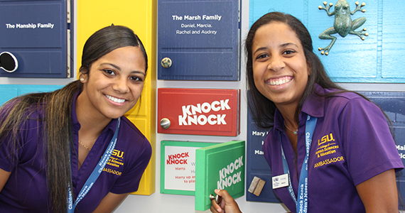 Ambassadors at Knock Knock museum