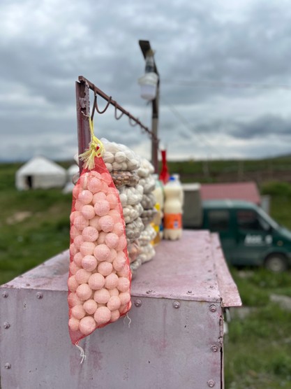 Bags of traditional Qurut