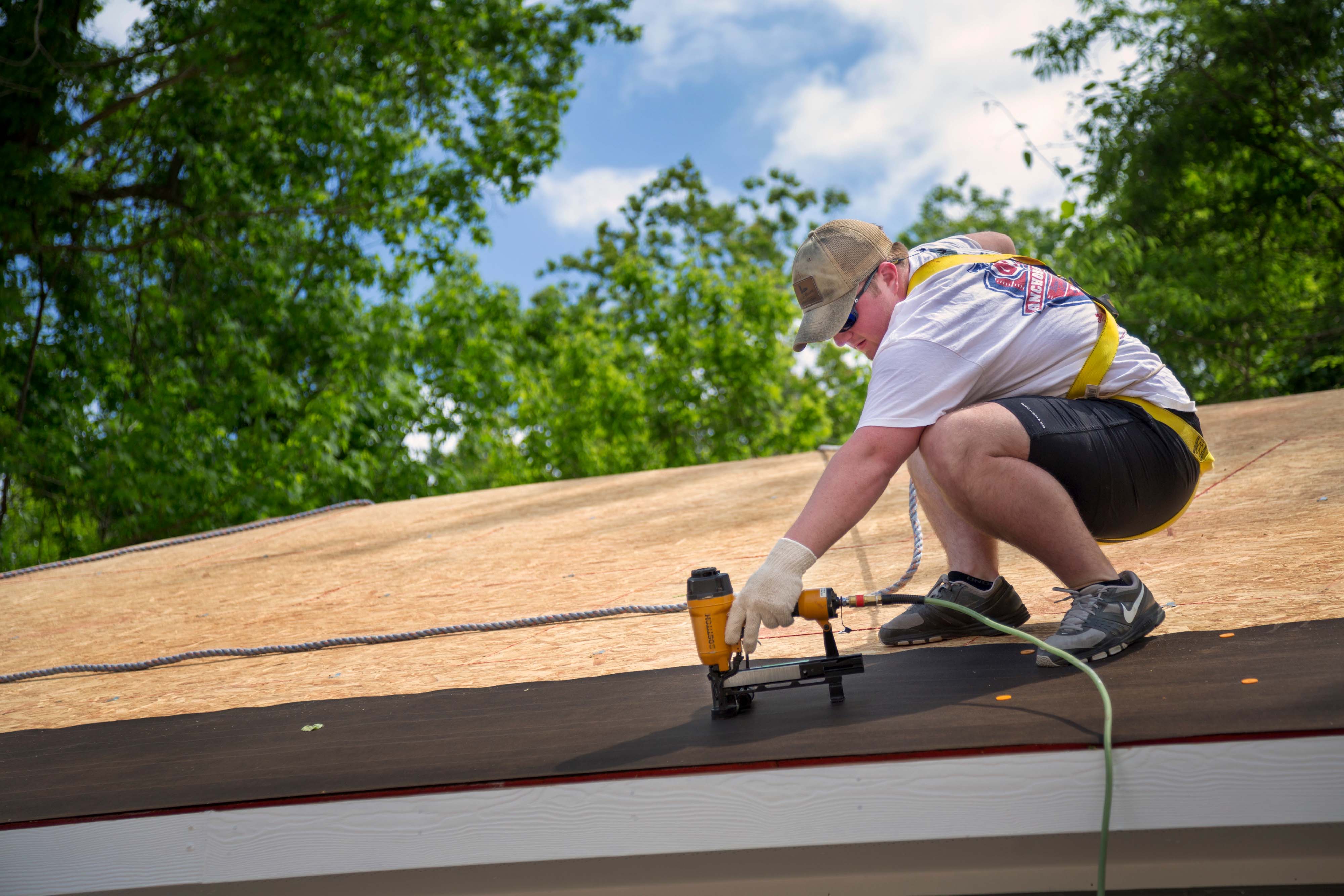 IFC member volunteering with Habitat for Humanity