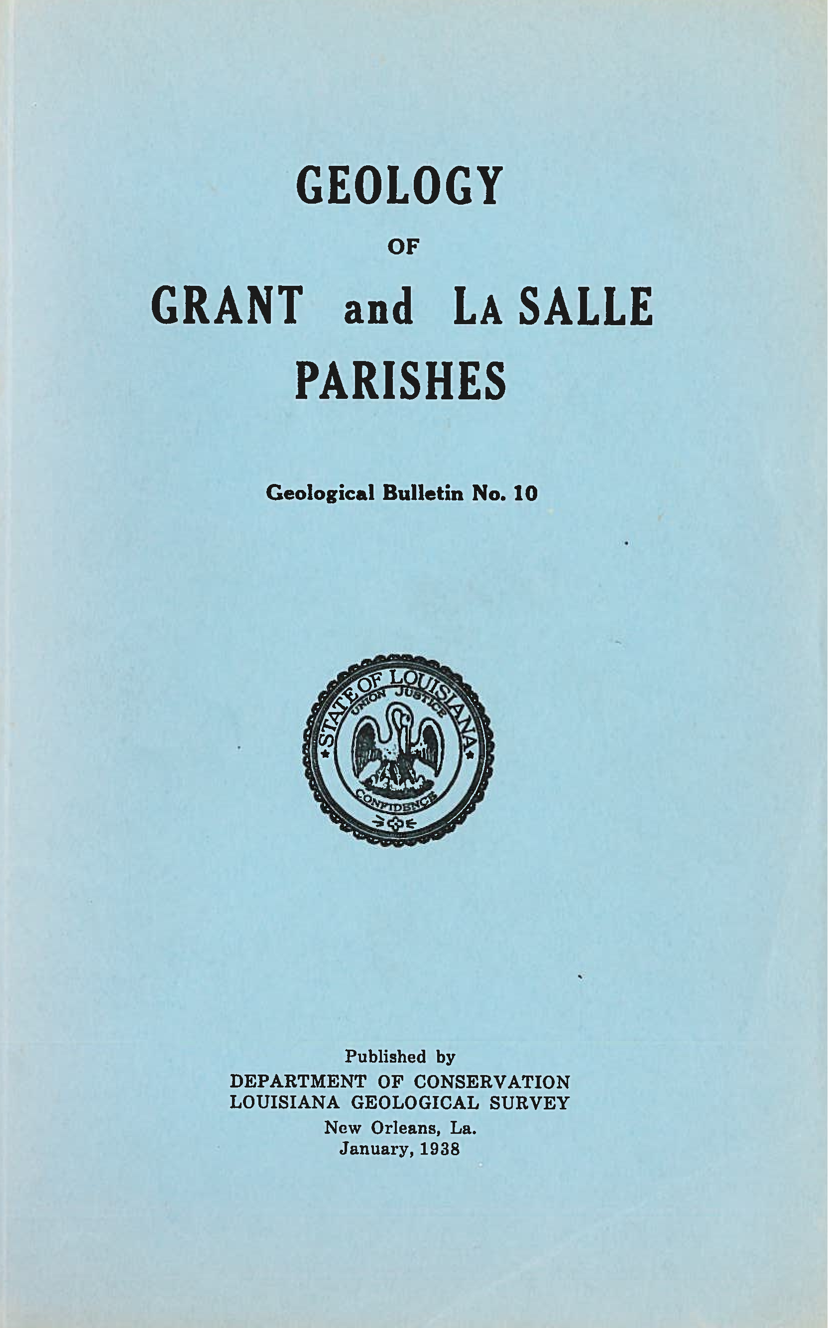 Geology of Grant and La Salle Parishes
