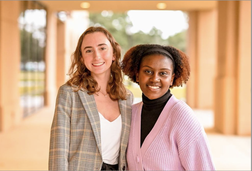 students in professional attire