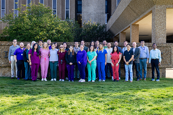 group photo of students and mentors